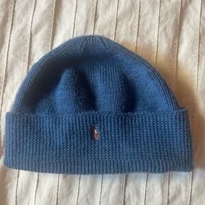 Polo by Ralph Lauren Blue Knit Beanie